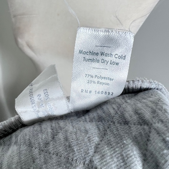 Marine Layer Corbet Quilted Funnel Neck Pullover Sweater Gray Blue S - Picture 5 of 5